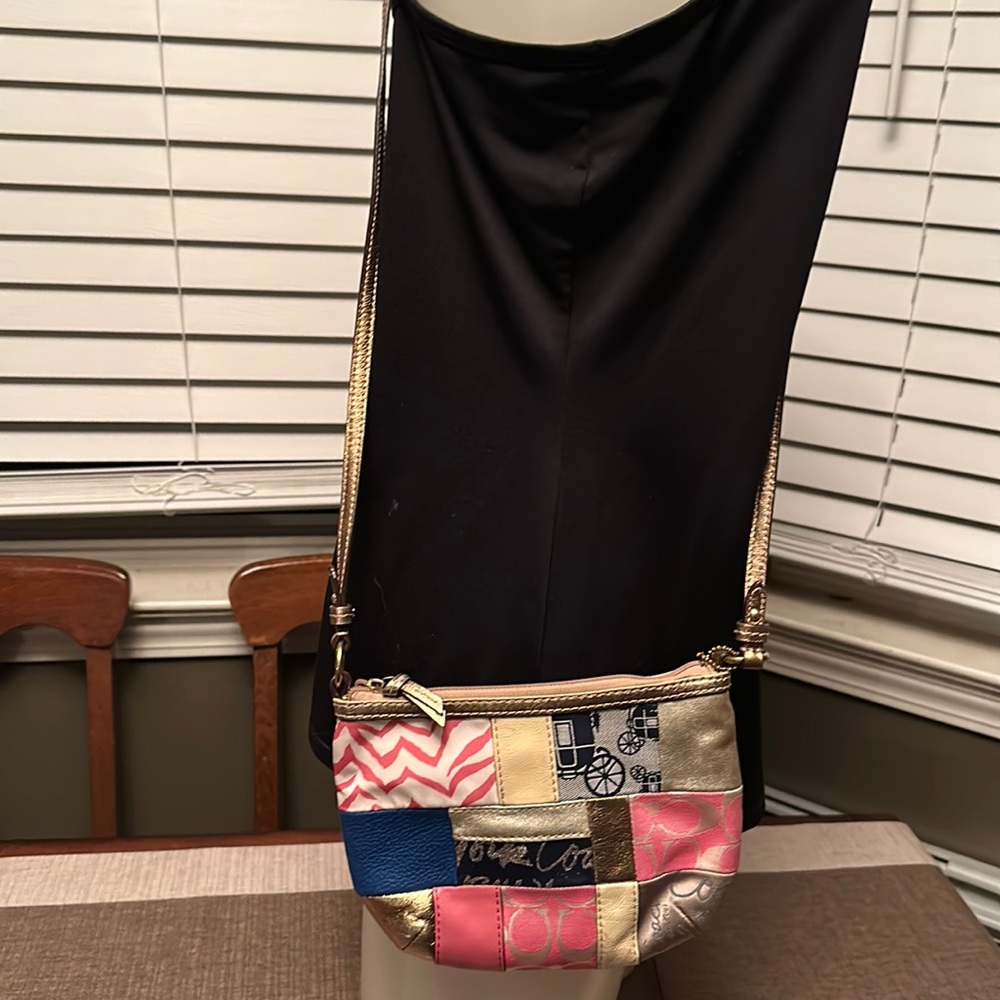 Coach Patchwork Gold Crossbody - image 2